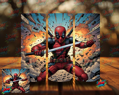 Inspired by Dead Pool Sublimation Prints
