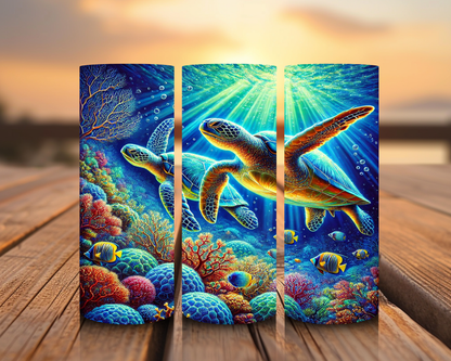 Inspirado en las impresiones de sublimación de tortugas