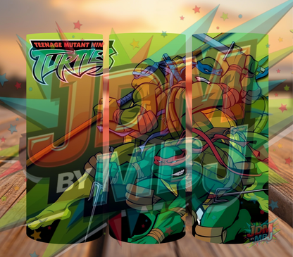 Inspirado en las impresiones de sublimación de las Tortugas Ninja Adolescentes