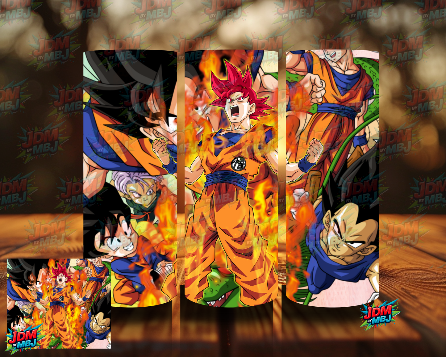 Inspired by Dragon Ball Z Sublimation Prints