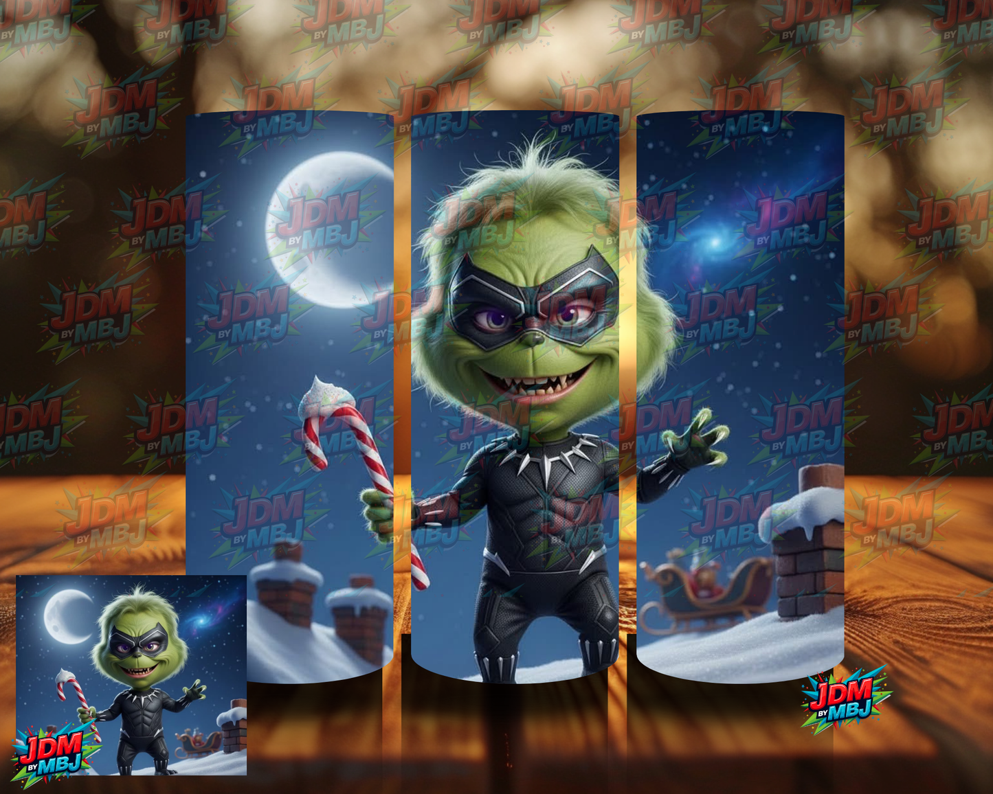 Inspired by Grinch Styled by Marvel/DC  Sublimation Prints