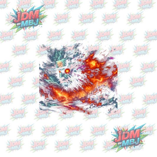 Iron On - Naruto 'Halftone' DTF