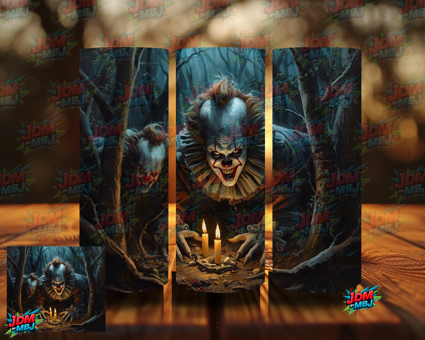 Inspired by HORROR Clowns 2.0 Sublimation Prints