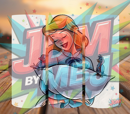 Inspirado en las impresiones de sublimación de Cenicienta