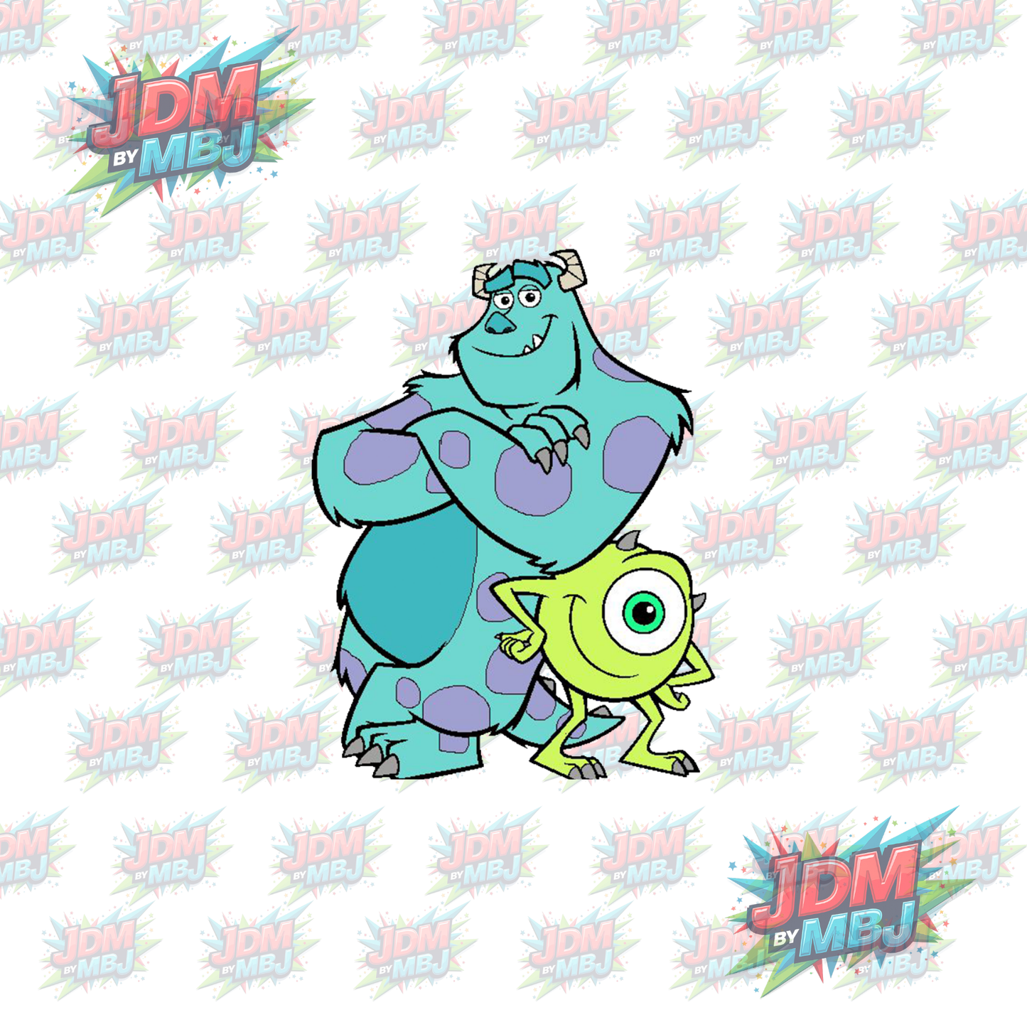 Vinilo termoadhesivo de Monster's Inc., 25 cm