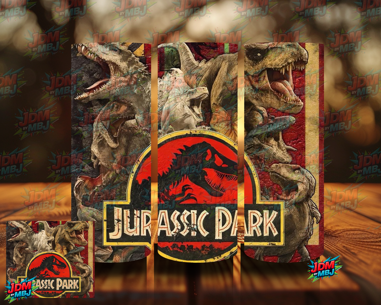 Inspired by Jurassic Park Sublimation Prints
