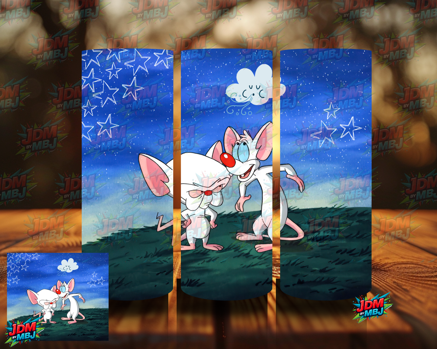 Inspired by Pinky & The Brain Sublimation Prints