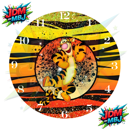 Impresiones de sublimación de relojes de 8 pulgadas (20 cm x 20 cm) - Inspirados en dibujos animados