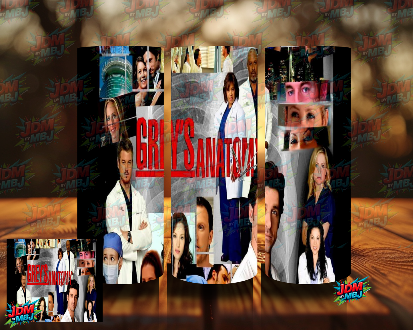 Inspired by Grey Anatomy Sublimation Prints