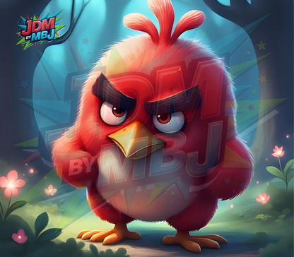 Inspirado en las impresiones de sublimación de Angry Bird
