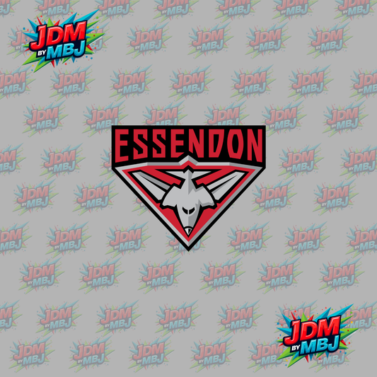 Iron On - Essendon "AFL" DTF 20cm