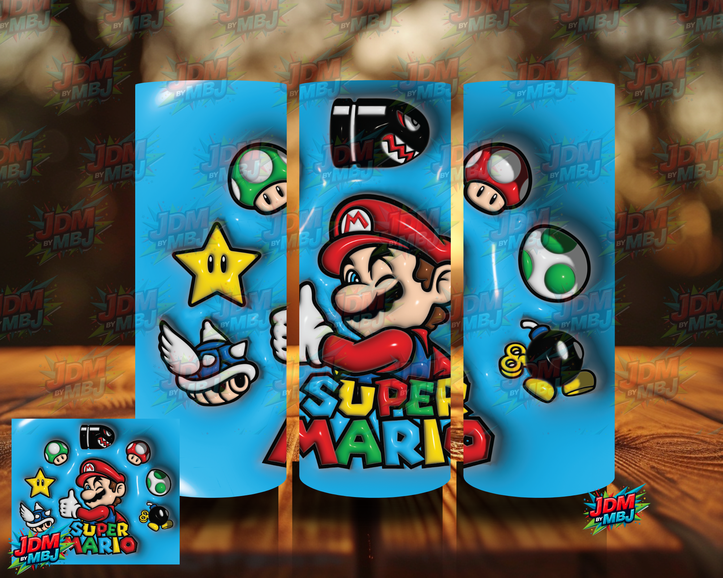Inspired by Super Mario Sublimation Prints