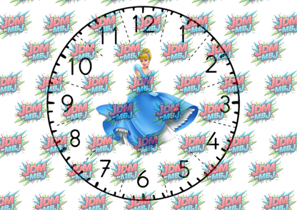 Clock Sublimation Prints- Inspired by Disney, Stitch & More