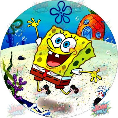 Bob Esponja Pantalones Cuadrados (DTF) - Planchado (25 cm)