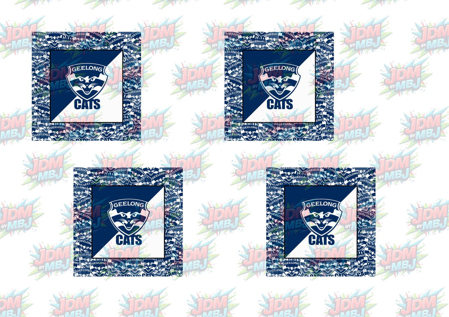 Inspired by AFL Digital Alarm Clock Sublimation Prints
