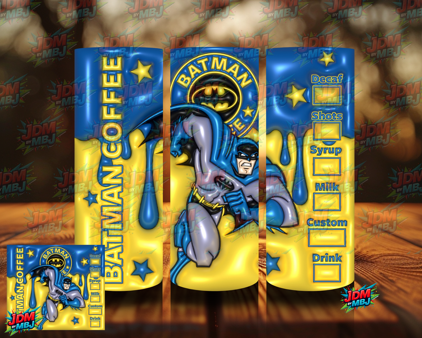 Bubble Style "Coffee" Sublimation Prints