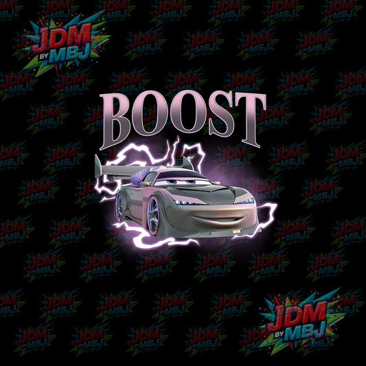 Iron On - Boost "Lighting McQueen" DTF 24cm