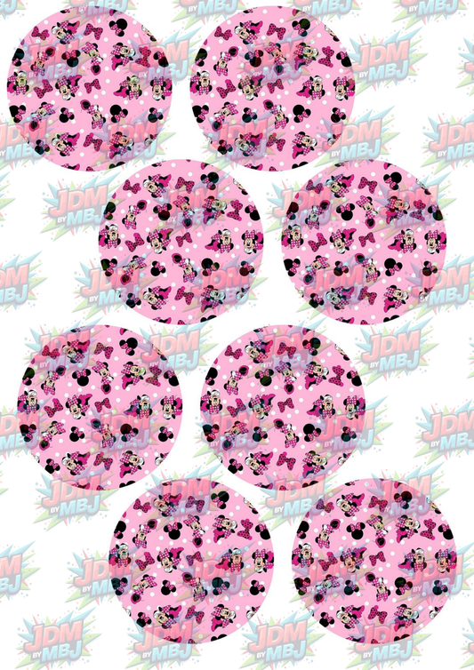 Inspired by Minnie Mouse Coasters Sublimation Prints