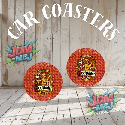 Juego de 2 posavasos para coche fabricados