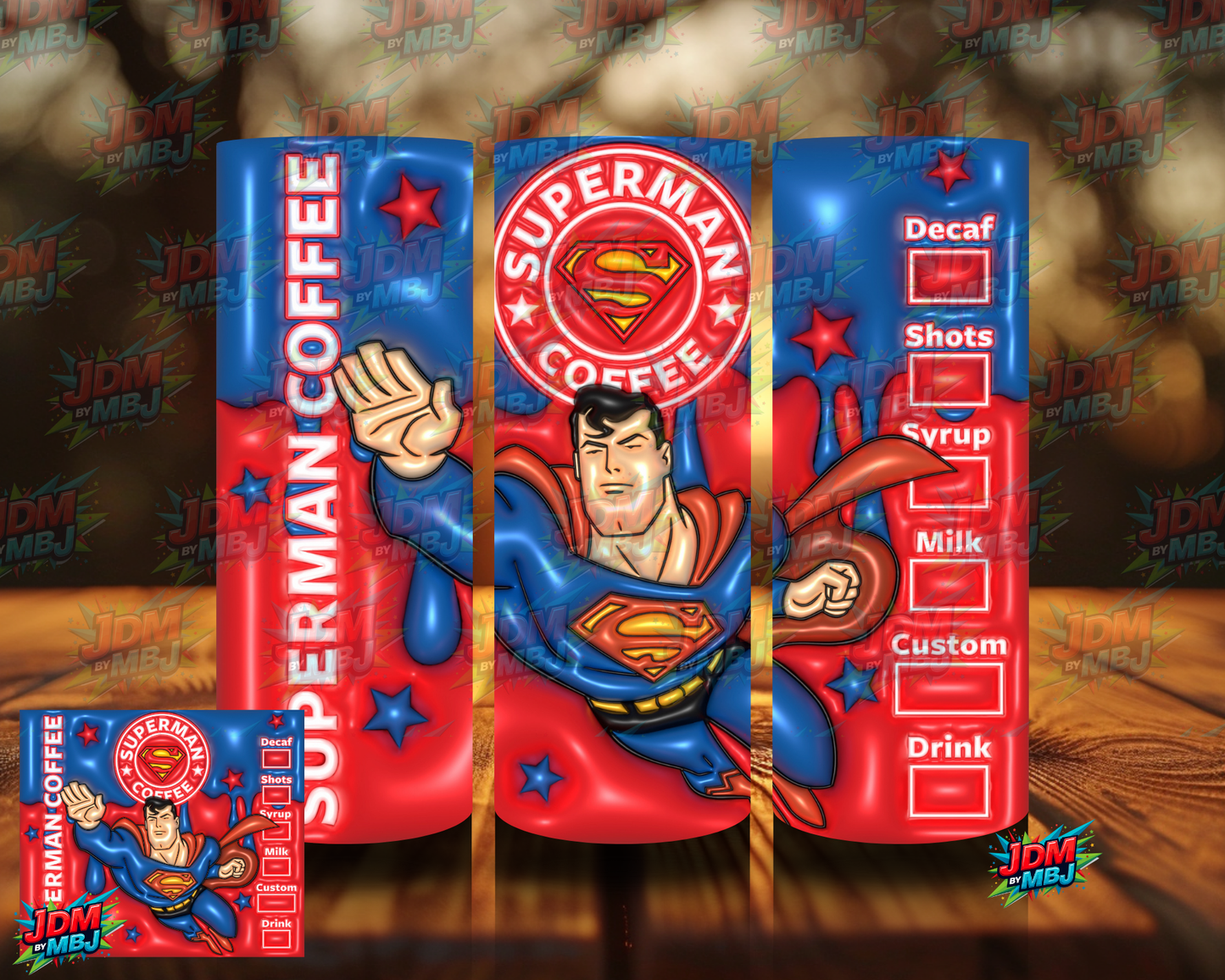 Bubble Style "Coffee" Sublimation Prints