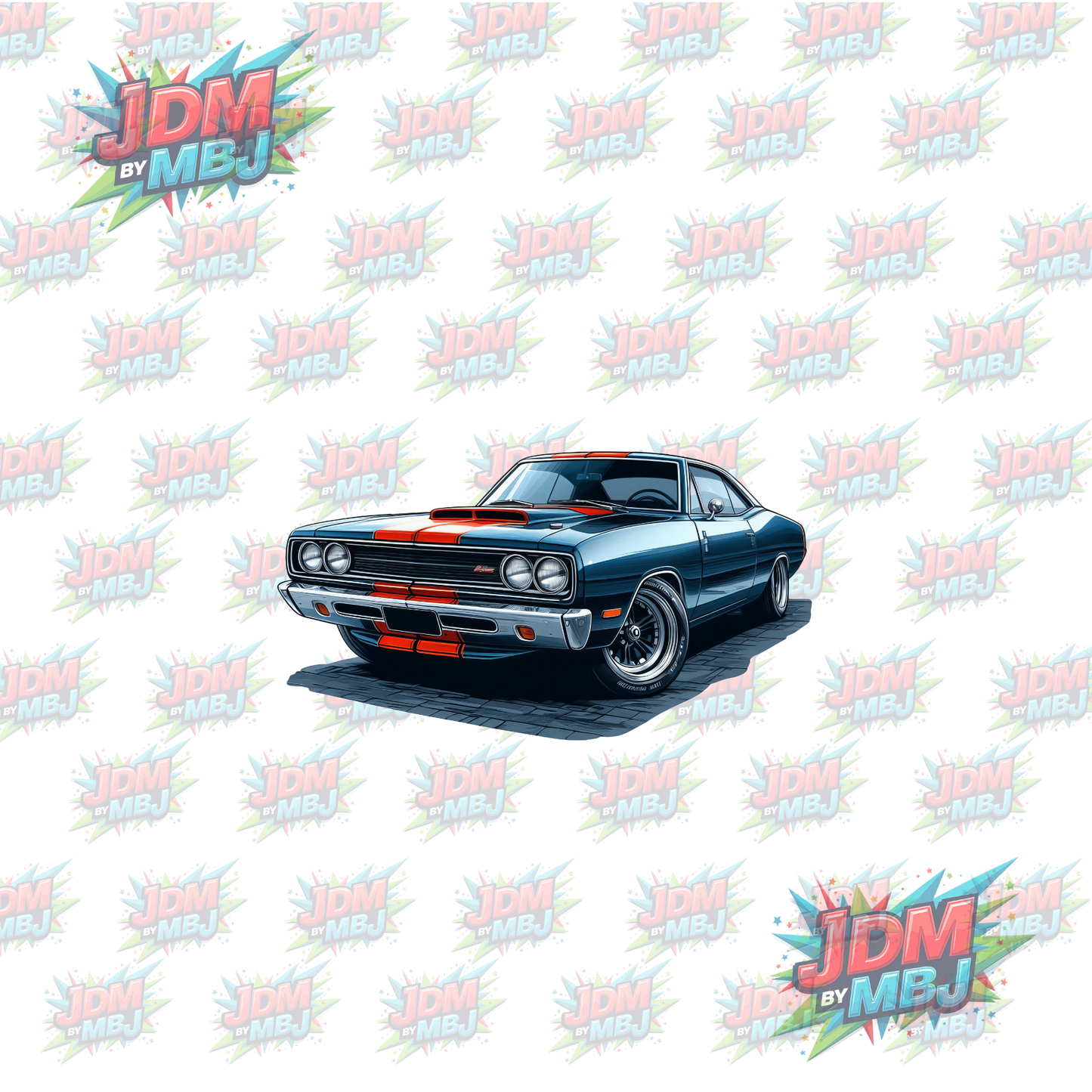 Iron On - Classic Vintage Cars DTF 20cm