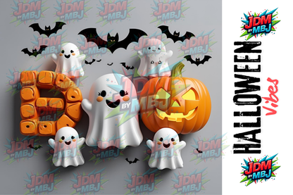 Inspirado en las impresiones de sublimación de Halloween