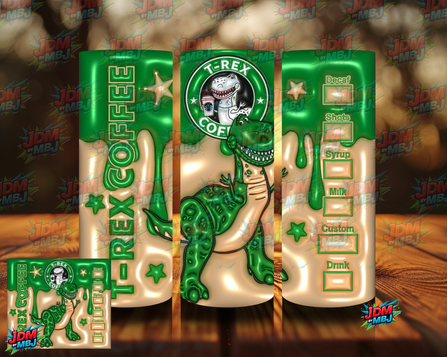 Bubble Style "Coffee" Sublimation Prints