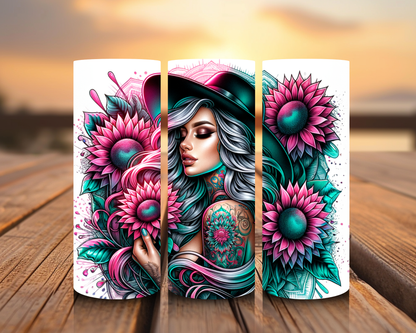 Inspirado en las impresiones de sublimación de Tattoo Girl