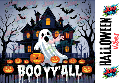 Inspirado en las impresiones de sublimación de Halloween