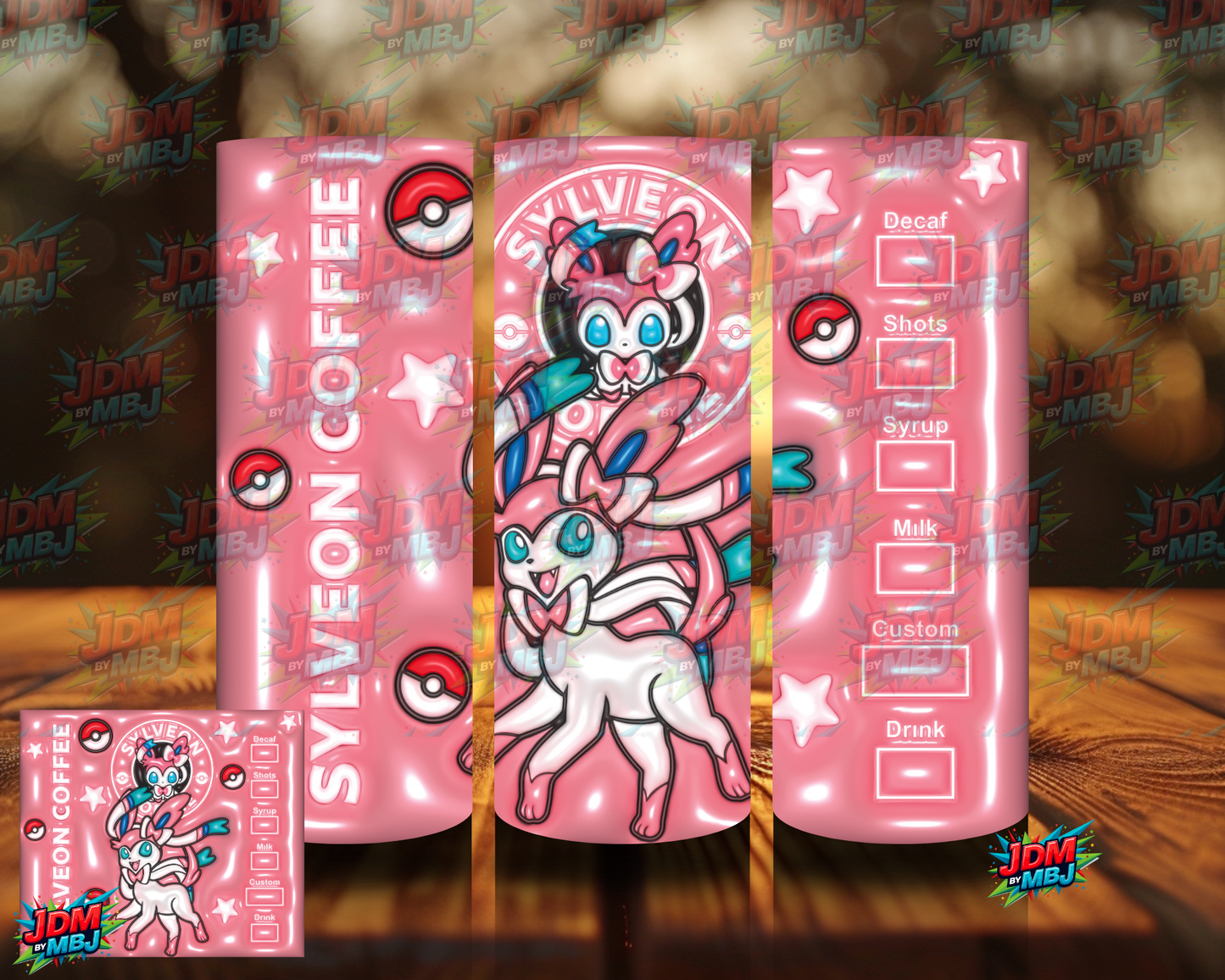 Bubble Style "Coffee" Sublimation Prints