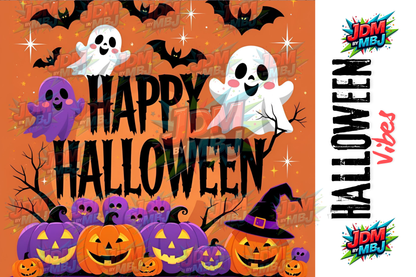 Inspirado en las impresiones de sublimación de Halloween