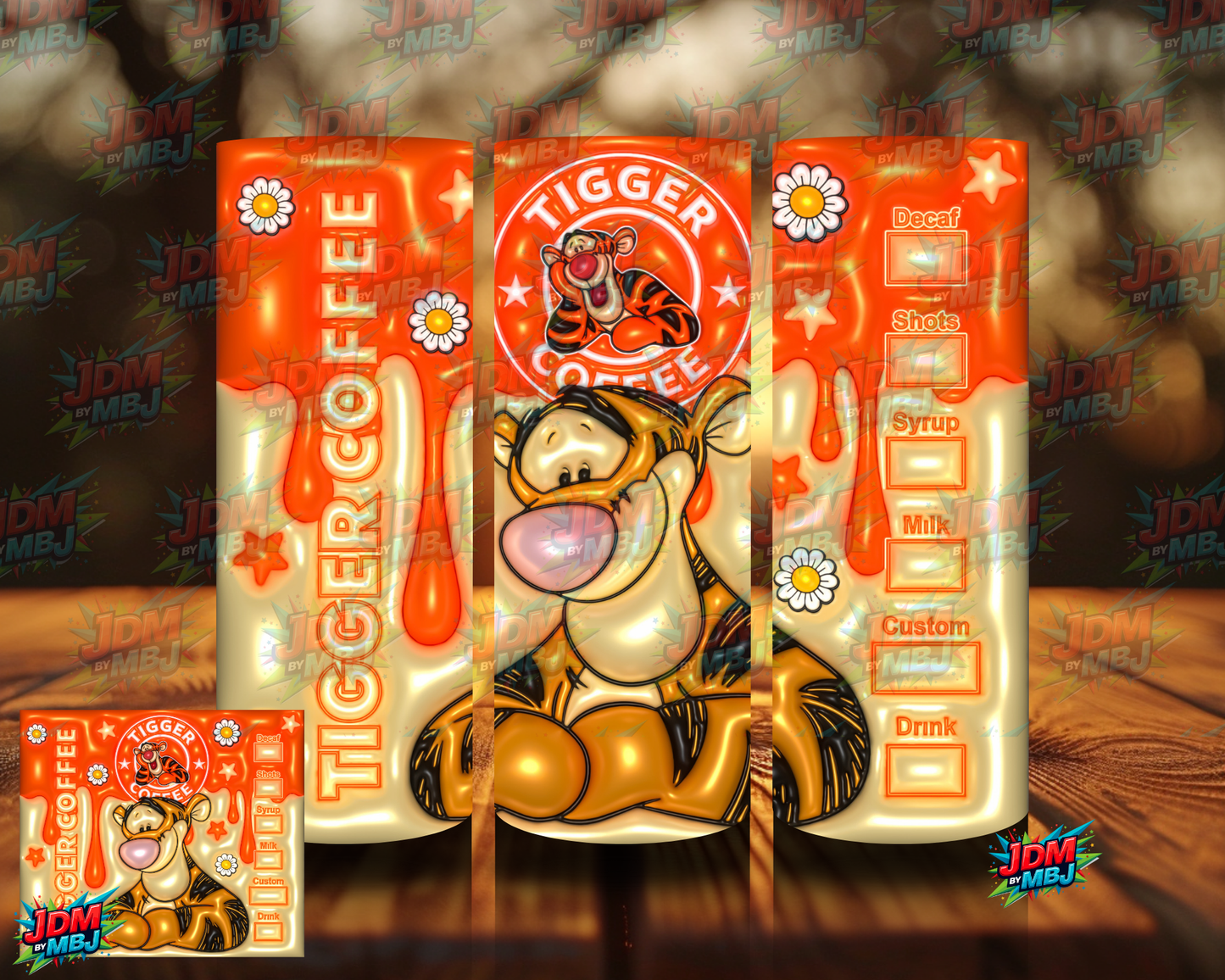 Bubble Style "Coffee" Sublimation Prints