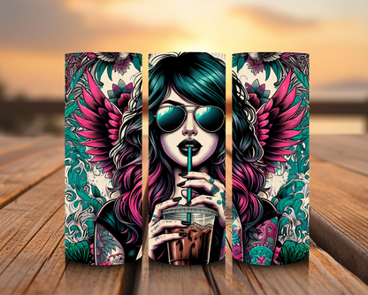 Inspirado en las impresiones de sublimación de Tattoo Girl