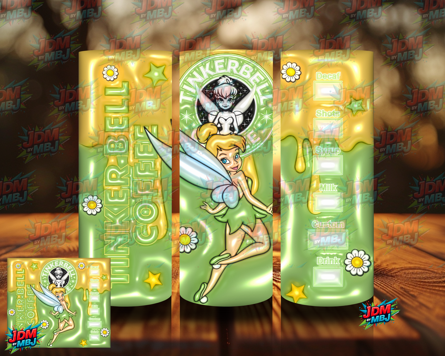 Bubble Style "Coffee" Sublimation Prints