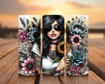 Inspirado en las impresiones de sublimación de Tattoo Girl