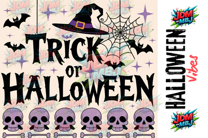 Inspirado en las impresiones de sublimación de Halloween