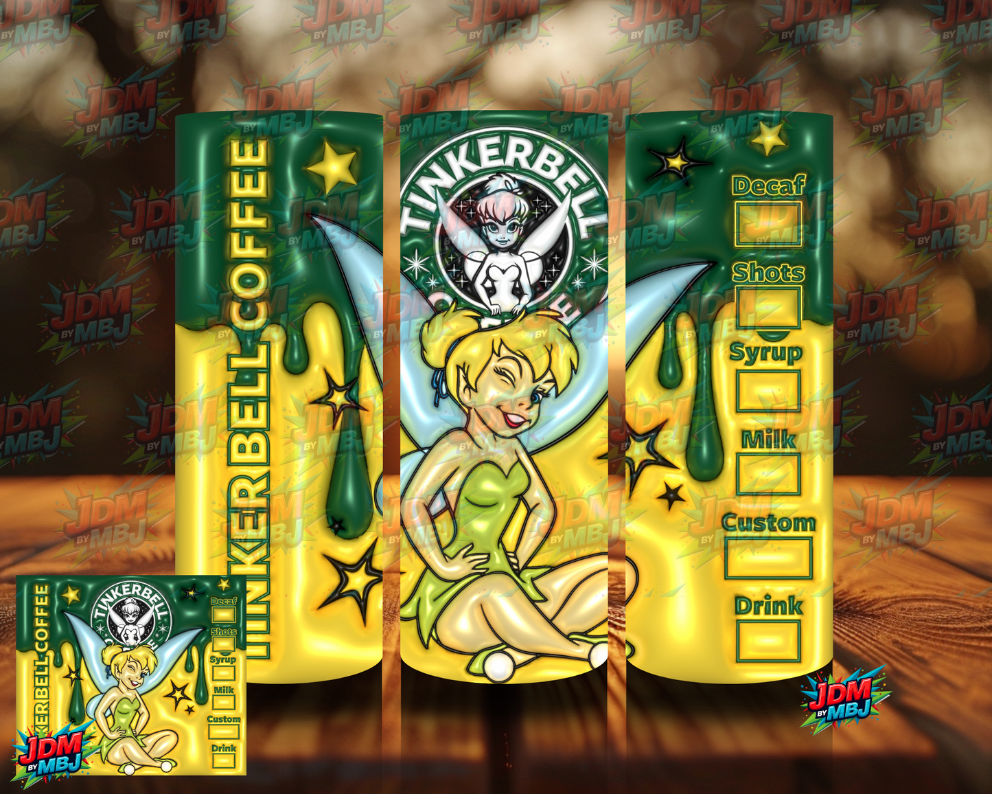 Bubble Style "Coffee" Sublimation Prints