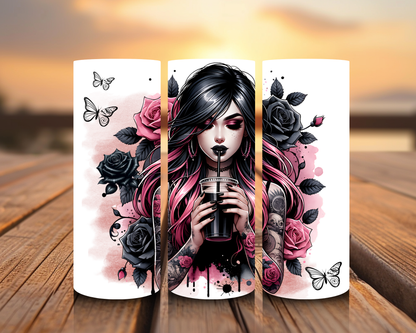 Inspirado en las impresiones de sublimación de Tattoo Girl