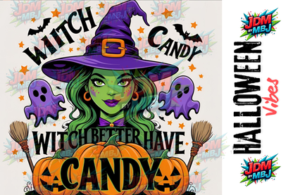 Inspirado en las impresiones de sublimación de Halloween