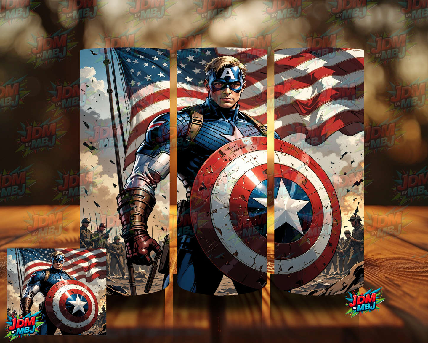 Inspired by Captain America Sublimation Prints