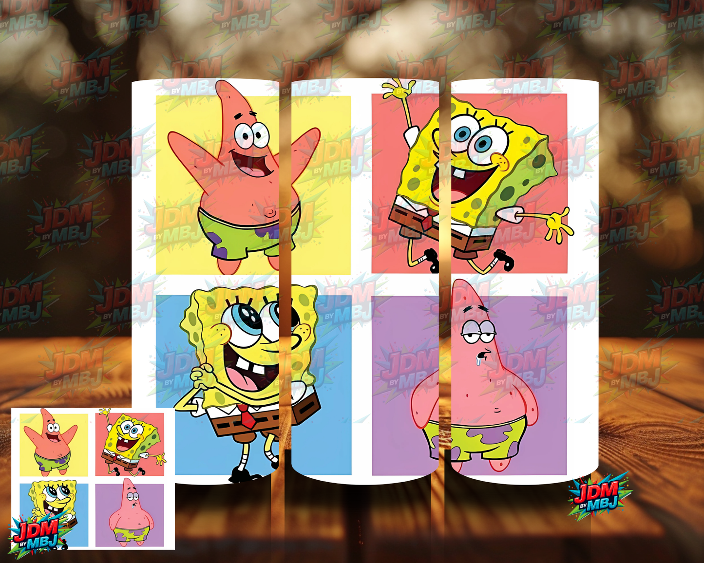 Inspired by Sponge Bob Square Pants Sublimation Prints