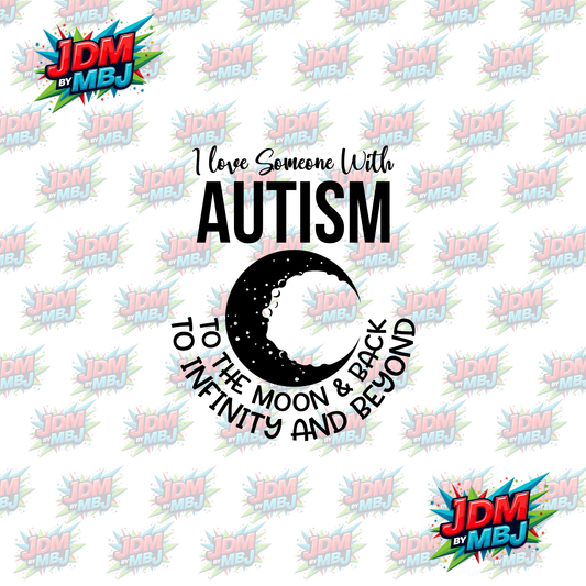 Iron On - Autism Awareness DTF 20cm