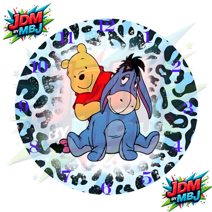 Impresiones de sublimación de relojes de 8 pulgadas (20 cm x 20 cm) - Inspirados en dibujos animados