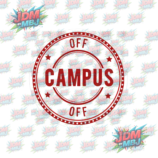 Iron On - Off Campus DTF 20cm