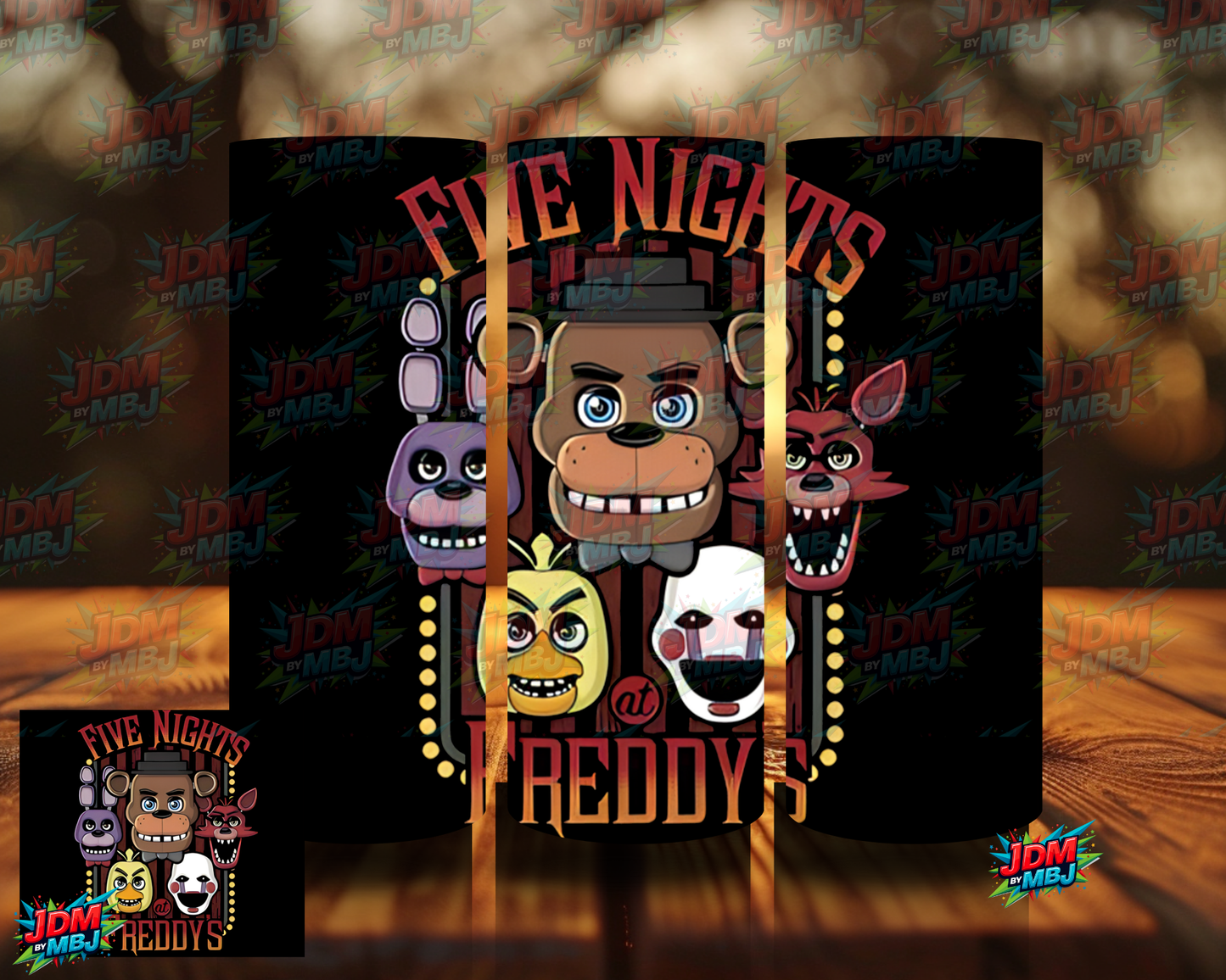 Inspired by Five Nights of Freddy Sublimation Prints