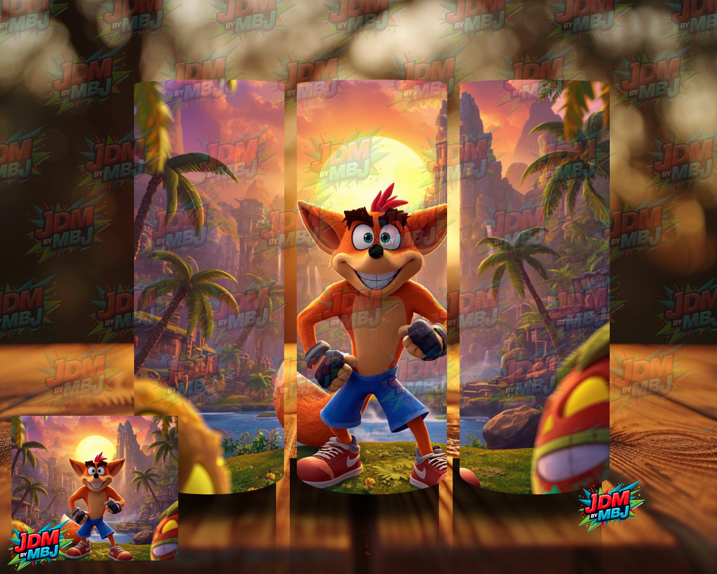 Inspired by Crash Bandicoot Sublimation Prints