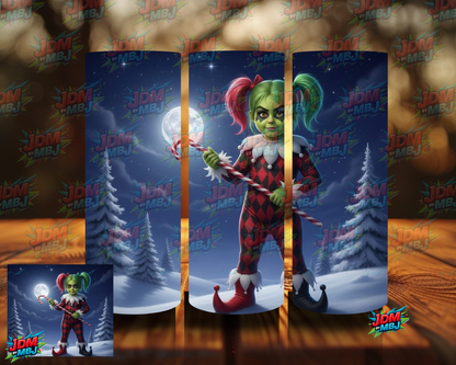 Inspired by Grinch Styled by Marvel/DC  Sublimation Prints