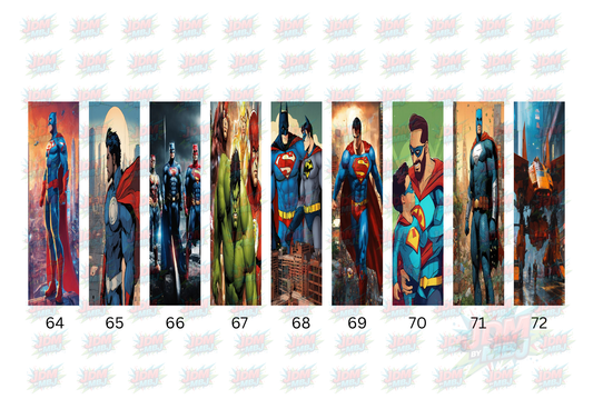 Inspired by Marvel/DC [Bookmark/Pen] Sublimation Prints [Volume 4]