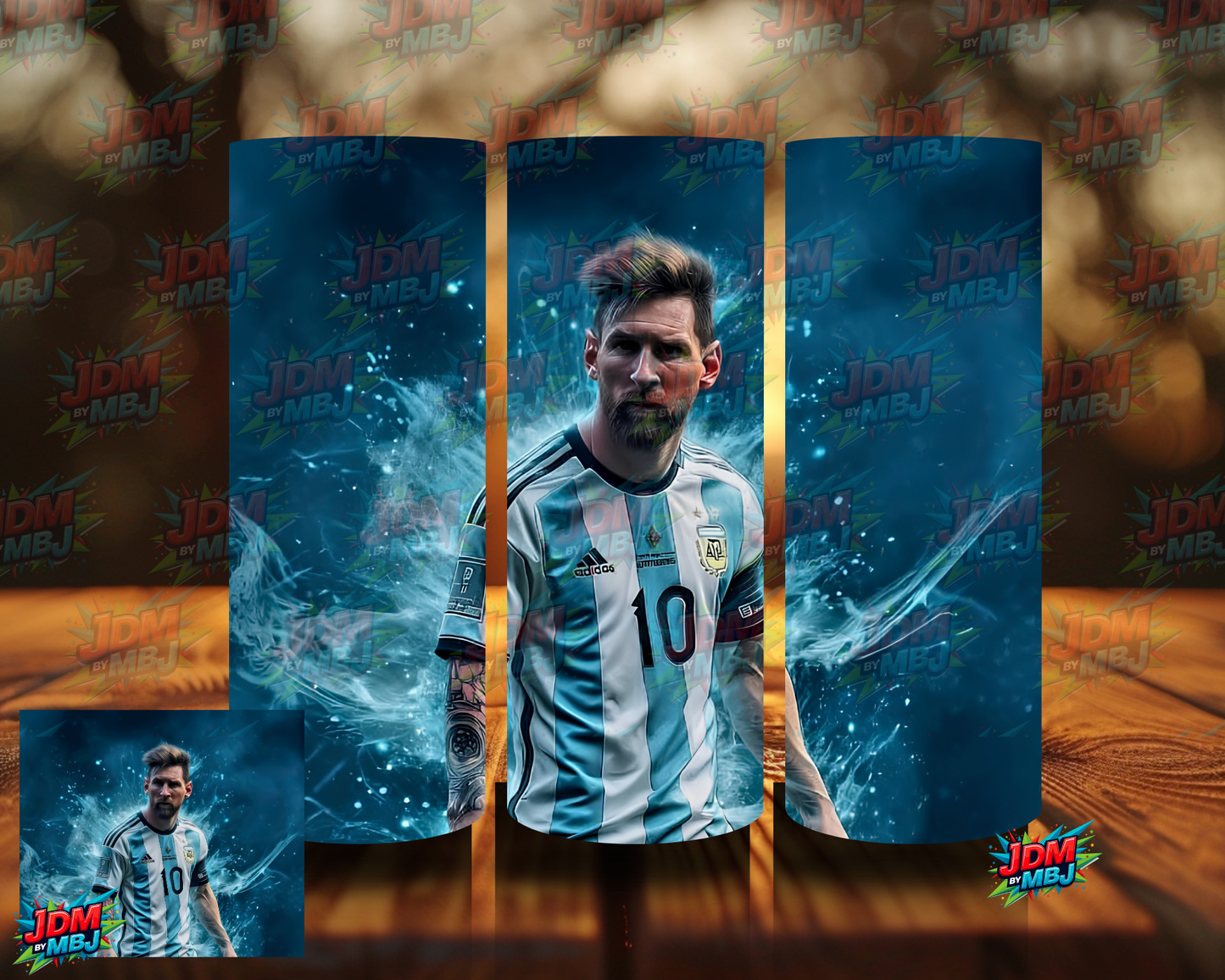 Inspired by Messi Soccer Player Sublimation Prints