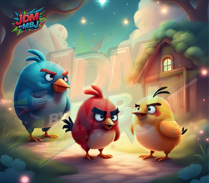 Inspirado en las impresiones de sublimación de Angry Bird